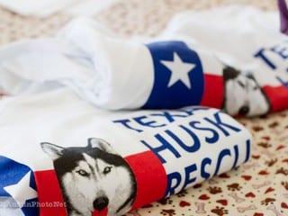 Texas Husky Rescue shirts